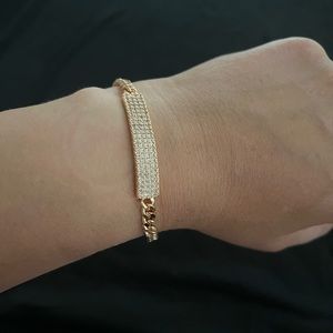 Gold plated bracelet
